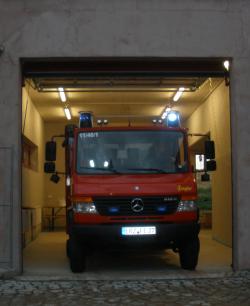 Feuerwehrgerätehaus Eibenberg, Fahrzeughalle